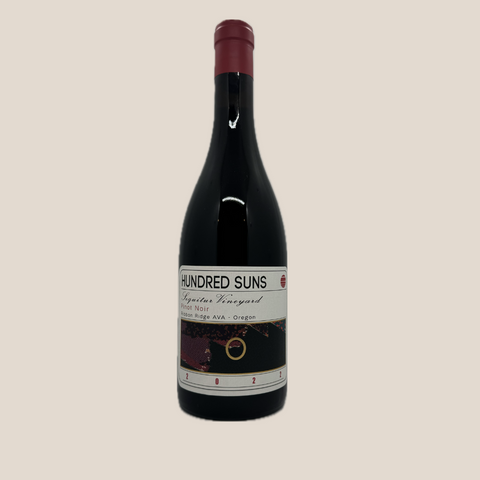 Hundred Suns Wine 2022 Sequitur Vineyard Pinot Noir