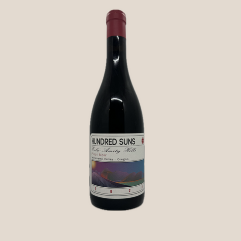 Hundred Suns Wine 2022 Eola-Amity Hills Pinot Noir